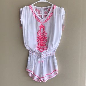 Chach romper, swim coverup